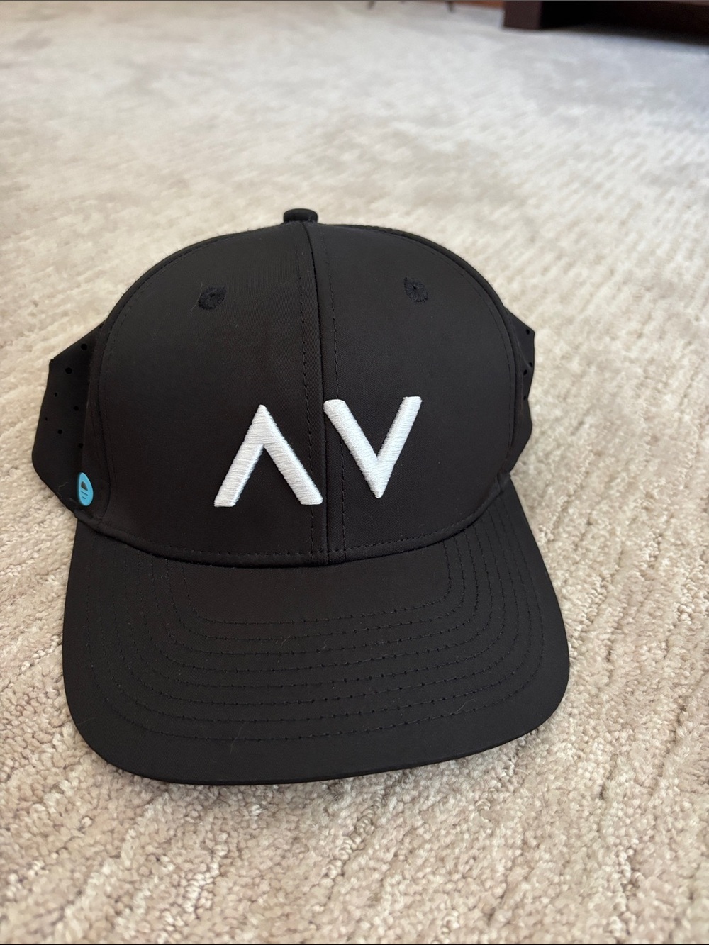 RVCA Black Hat with White